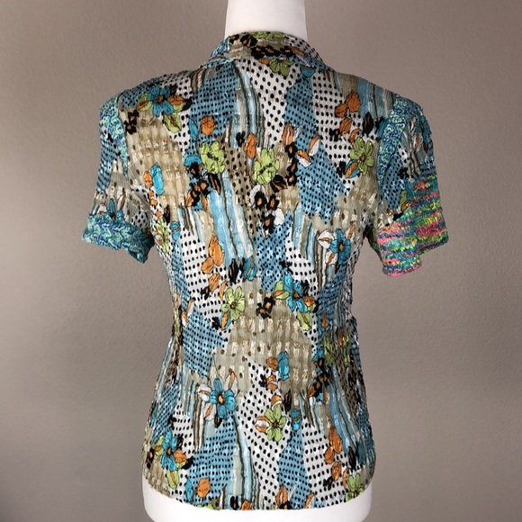 Alberto Makali Multicolor Short Sleeve Camp Shirt - Picture 7 of 9